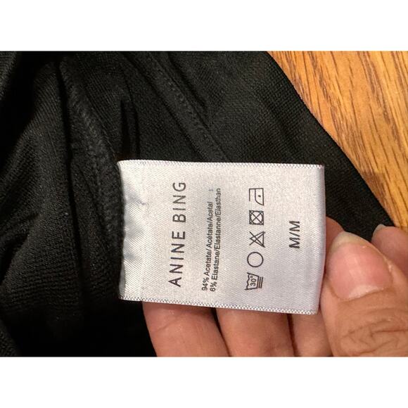 ANINE BING classic black cocktail Alaia Dress size Medium - Picture 10 of 15